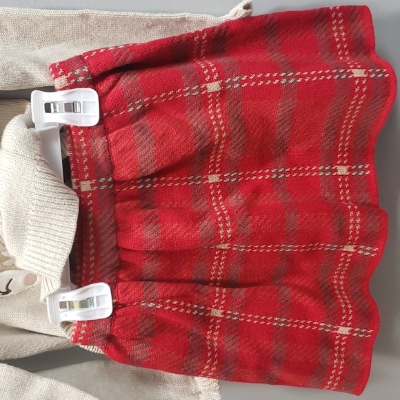 Cynthia Rowley NWT Holiday Sweater and Skirt Set with Bonus Headband - Picture 4 of 9